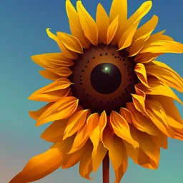 Stylized sunflower