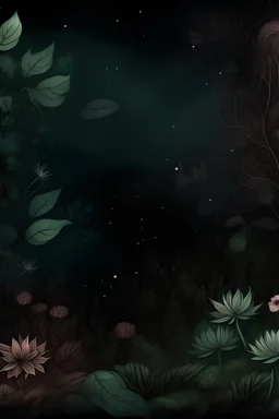 create a nature-y background with a dark ish theme