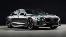 a boxy luxury aggressive sedan
