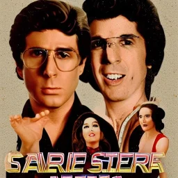 Saturday Night Fever Dream movie poster featuring Larry David