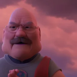 Walter white toddler, full body, angry, Buddha body, dynamic pose, tokio background, dramatic lighting, hyper realistic, unreal engine, 8k, upscale