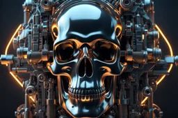 skull with Body parts mechanism in 8k realistic cgi drawing style, close picture, neon, intricate details, highly detailed, high details, detailed portrait, masterpiece,ultra detailed, ultra quality