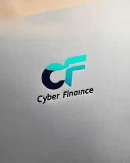 Cyber Finance (CF) logo Simple, easy and beautiful logo