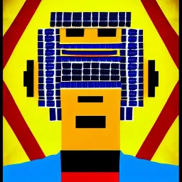 robot portrait in Kente, cinematic, ghana flag, african pattern symbols, engraved, 8k quality