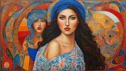 Nikos Safronov woman,