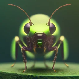 Firefly bug on nature, ultra realistic, ultra highly detailed, shiny, smooth, studio quality, octane render, polaroid,--ar 1:1 --v4