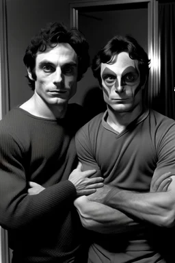 Night Stalker and Ted Bundy as Siamese twins