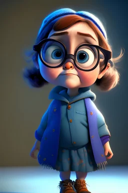 Camille as a pixar character