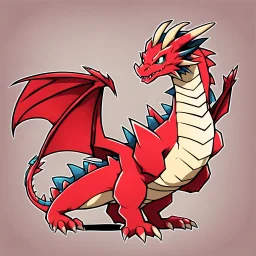 Dragon in pokemon style