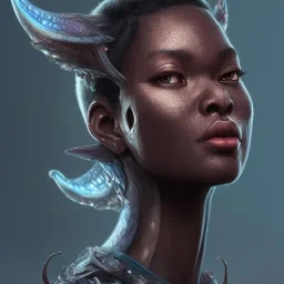 sango fantasy, fantasy magic, intricate, sharp focus, illustration, highly detailed, digital painting, concept art, matte, artgerm and paul lewin and kehinde wiley, masterpiece sexy lips Asian afro lips black African lady body Asian Dragon head silver bright rain lady outer space pretty skull head