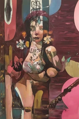 Age of Aquarius; Lowbrow 1970's; Thick Acrylic Paint