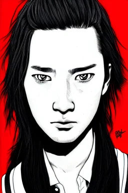 highly detailed portrait,anxiety, by Bryan Lee O'Malleyinspired by graphic novel cover art