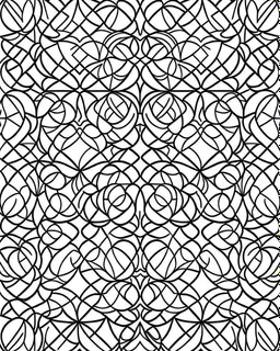 outline art for bold and easy coloring pages with A very simple and super minimal design featuring a beautiful repeating geometric pattern., white background, sketch style, fully body, only use outline, cartoon style, clean line art, white background, no shadows and clear and well outlined