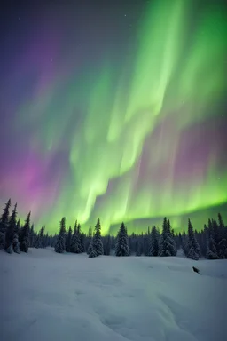 FluffyNorthern light borealis