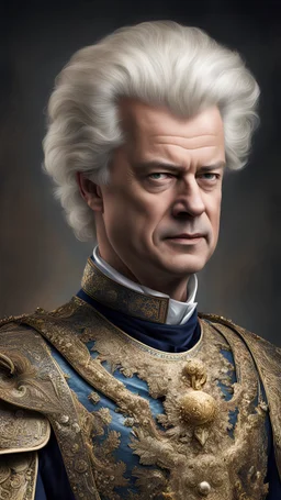 Realistic Geert Wilders as emperor