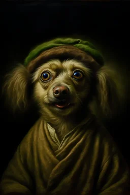 Portret van E.t. Door Rembrandt