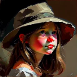 girl with a hat