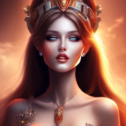 Beautiful women goddess full image smile