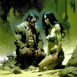 Alex Maleev man and a beautifull woman
