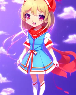 Loli girl anime, adorable