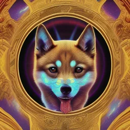 3rd eye doge in heaven