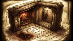 A Relic Chamber inside a chamber that is rectangular and closet-sized and is guarded or tended by a creature or NPC. The Relic here is a lung that grants the power of 07 Ancillary Anatomy. The air here is dry and much hotter than its surrounding chambers. Besides from where you've entered, there is a trapped exit.