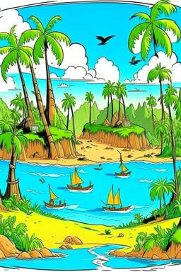 paradise cartoon