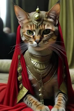 Cat as Deepika Padukone in Bajirao mastani
