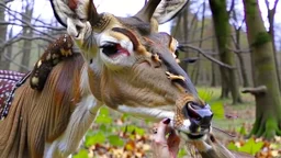 lady hits deer now must revive using Mouth to Mouth