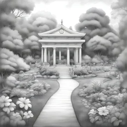 Garden park drawing