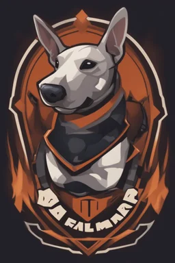 bull terrier gaming logo