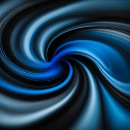 swirling blue and black smoke