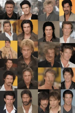 Paul Stanley/Elvis Presley/Keanu Reeves/Pierce Brosnan/Jon Bernthal/Sean Bean/Dolph Lundgren/Patrick Swayze/