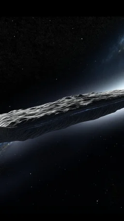 critical point abstract in the galaxy a huge cigar spaceship 13Atlas comet