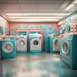 Laundromat a thousand years in the future.