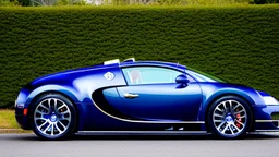 Bugatti Super Veyron in a samurai style,Rear View, 4K, Ultra Detailed