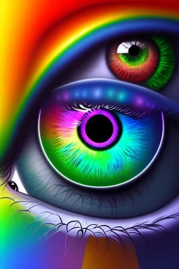 rainbow eyes