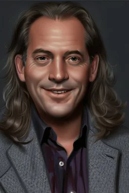 Portrait of a male politician in 2025