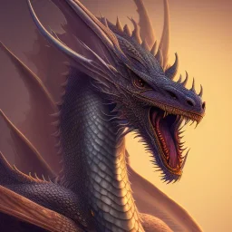 Portrait of dragon, highly detailed, color patterns on wings, soft studio lighting, background 64k