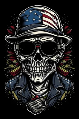 Design for t-shirt, American wearing style, 4K,