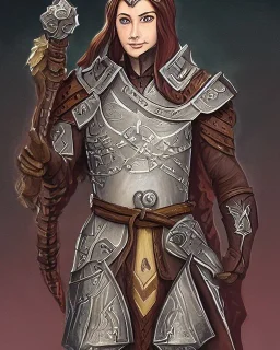 artificer wearing rune etched armor, D&D character