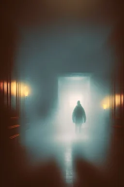 jack in "shining", trending art, 8k, depth of field, volumetric fog