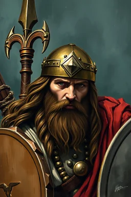 jesus as a viking raider