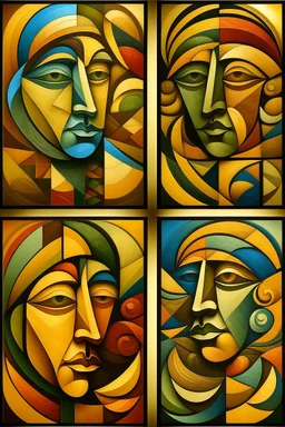 metamorphosis of the gods; Cubism