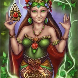 Cassavara - The Goddess of Change, Luck and Fortune, Patron of Halflings and Gnomes Lady Luck