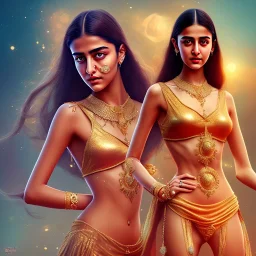 ananya pandey, hot rose goddess, by Mahmoud Sai, golden hour , diamond