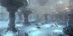 video game level design, sci-fi, 3d environment, concept art, cinematic