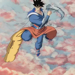 goku in native american clothe