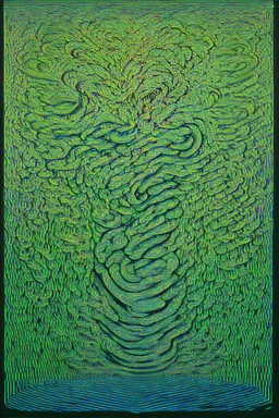The tears of serpents; surrealism, optical art; Ilya Bolotowsky