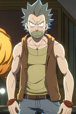 Rick's Muscular Body